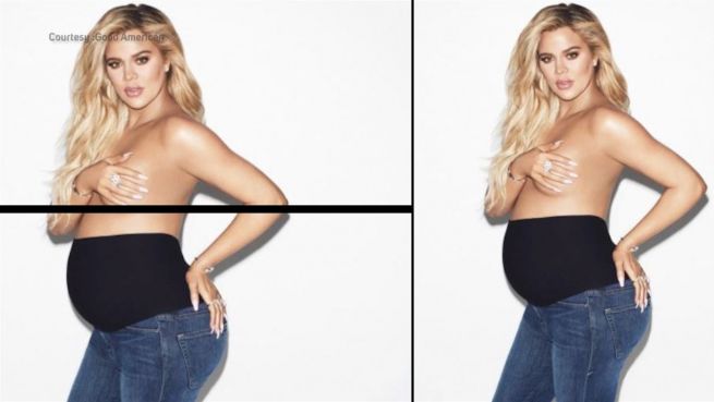 go to Khloe oben ohne: Kardashian macht Werbung für Jeans