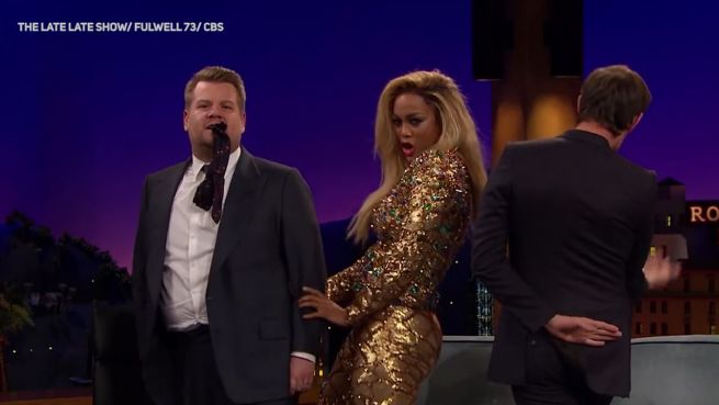 go to Smize und NLF: Tyra Banks unterrichtet James Corden